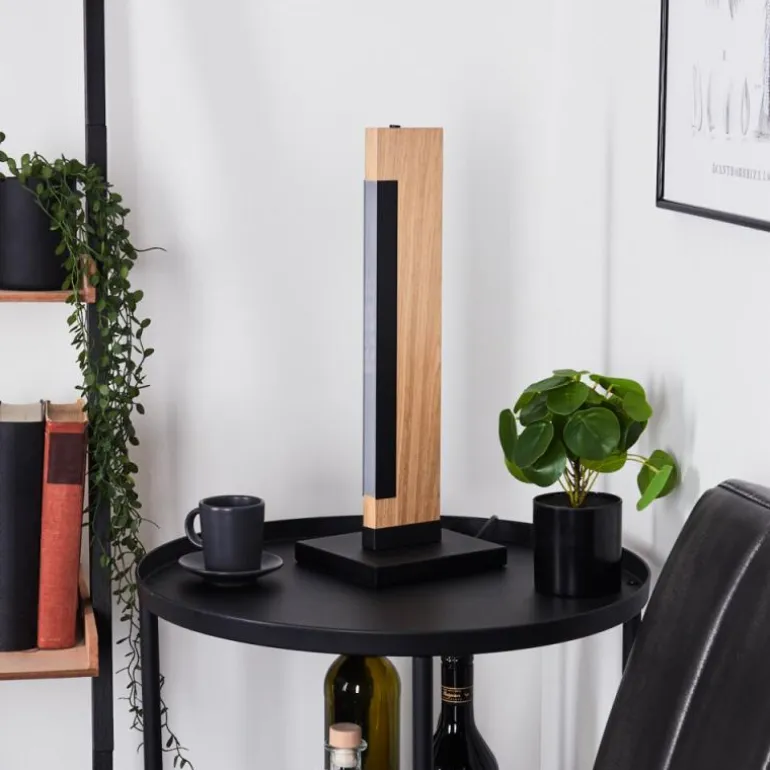 Lampe de table Inzino LED Écru, Noir, 1 lumière