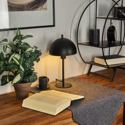 Lampe de table Kaitulai Noir, 1 lumière