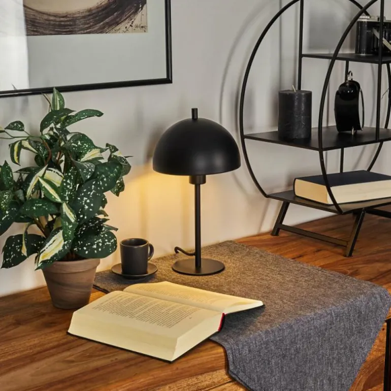 Lampe de table Kaitulai Noir, 1 lumière