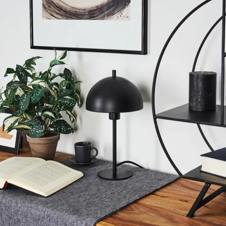 Lampe de table Kaitulai Noir, 1 lumière