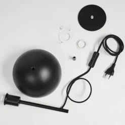 Lampe de table Kaitulai Noir, 1 lumière
