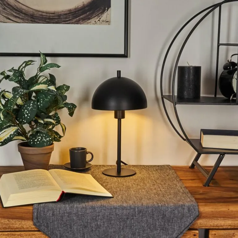 Lampe de table Kaitulai Noir, 1 lumière