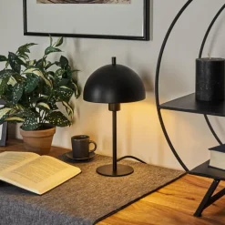 Lampe de table Kaitulai Noir, 1 lumière