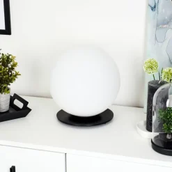 Lampe de table Karhia Noir, 1 lumière