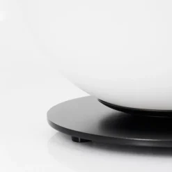 Lampe de table Karhia Noir, 1 lumière