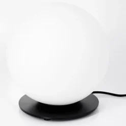 Lampe de table Karhia Noir, 1 lumière
