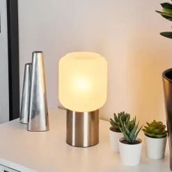 Lampe de table Keppoch Nickel mat, 1 lumière