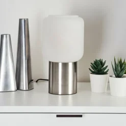 Lampe de table Keppoch Nickel mat, 1 lumière