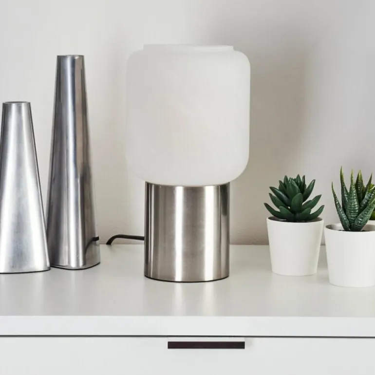 Lampe de table Keppoch Nickel mat, 1 lumière
