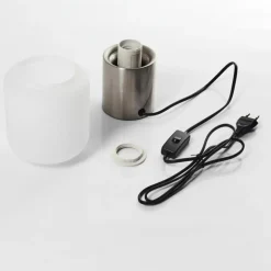 Lampe de table Keppoch Nickel mat, 1 lumière
