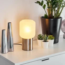 Lampe de table Keppoch Nickel mat, 1 lumière