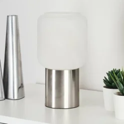 Lampe de table Keppoch Nickel mat, 1 lumière