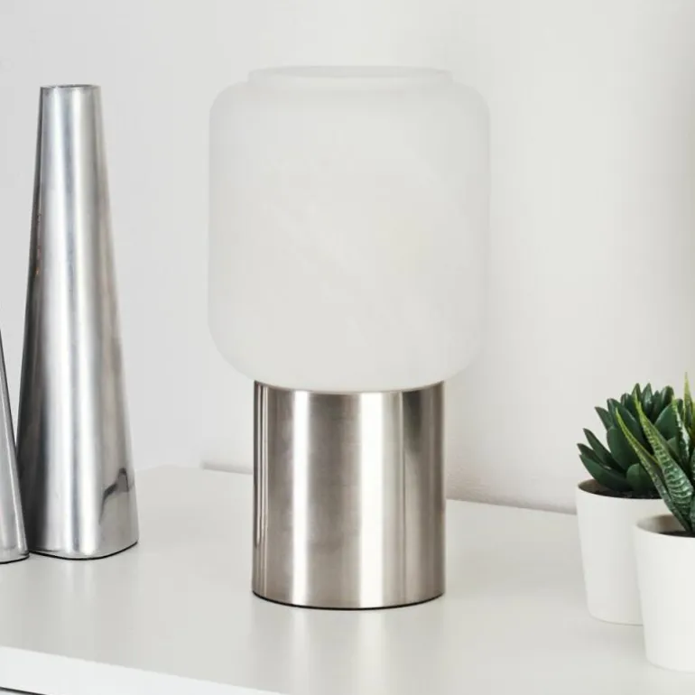 Lampe de table Keppoch Nickel mat, 1 lumière