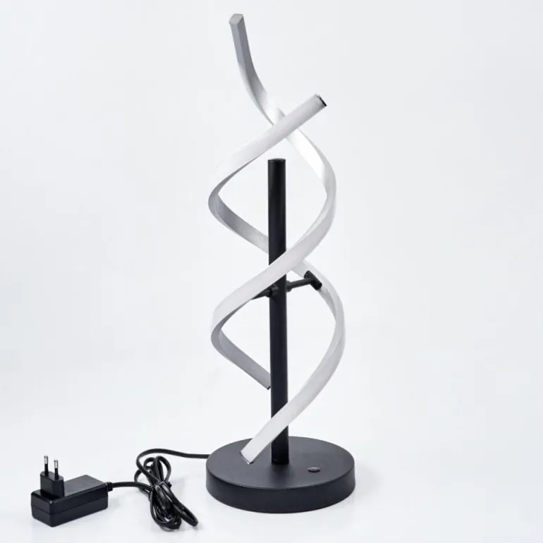 Lampe de table Khovet LED Noir, 1 lumière