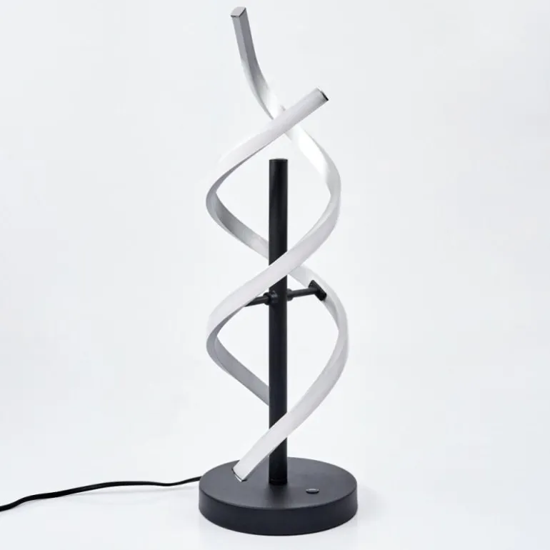 Lampe de table Khovet LED Noir, 1 lumière