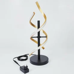 Lampe de table Khovet LED Noir, 1 lumière