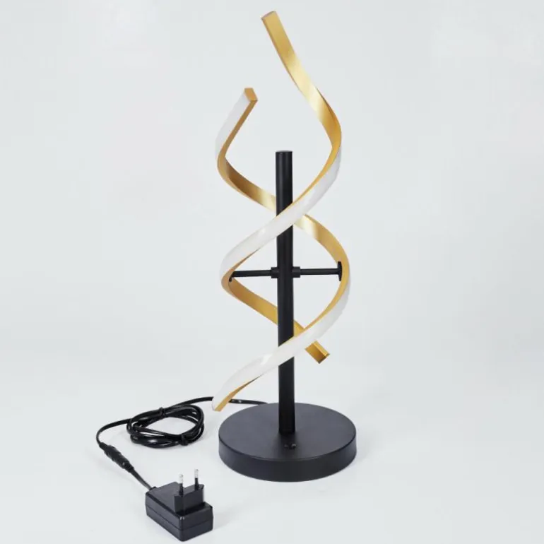 Lampe de table Khovet LED Noir, 1 lumière