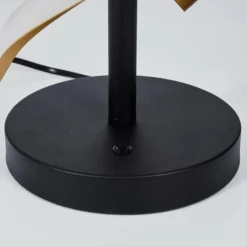 Lampe de table Khovet LED Noir, 1 lumière