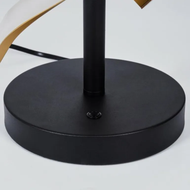 Lampe de table Khovet LED Noir, 1 lumière