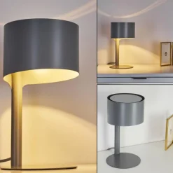 Lampe de table Launceston Gris, 1 lumière