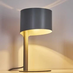 Lampe de table Launceston Gris, 1 lumière