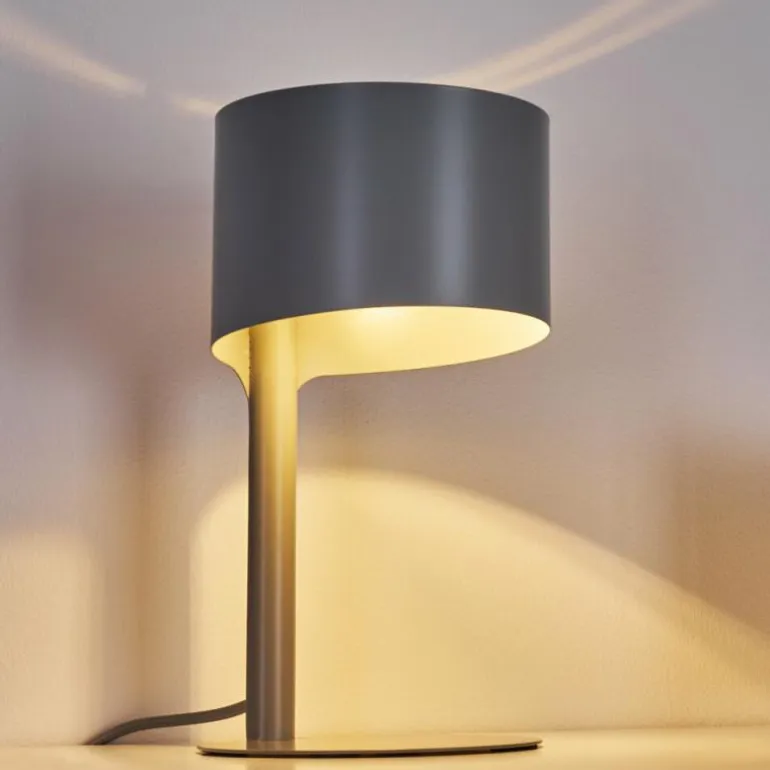 Lampe de table Launceston Gris, 1 lumière