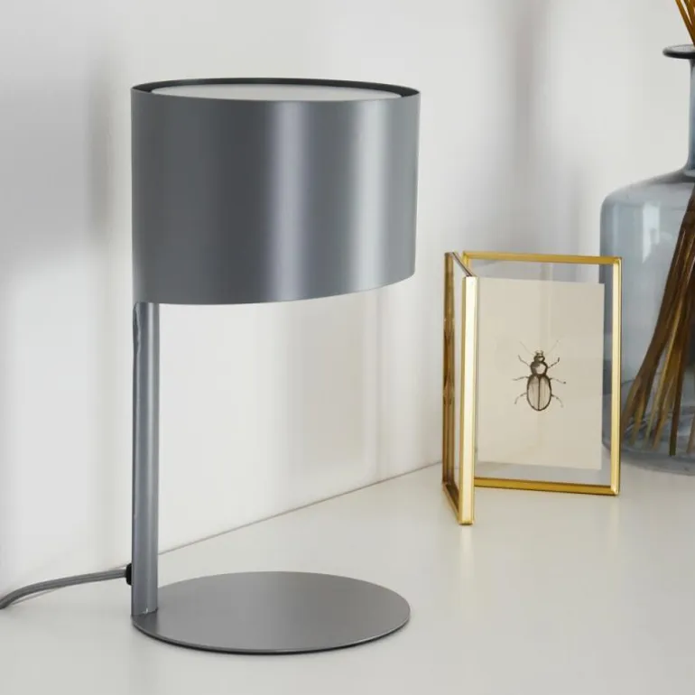 Lampe de table Launceston Gris, 1 lumière