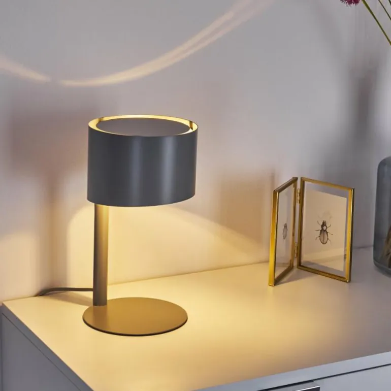Lampe de table Launceston Gris, 1 lumière