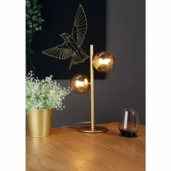 Lampe de table Luce Design NEPTUN Laiton, 2 lumières