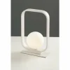 Lampe de table Luce-Design Roxy Blanc, 1 lumière