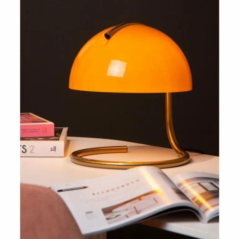 Lampe de table Lucide CATO Or, Laiton, 1 lumière