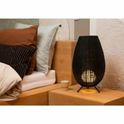 Lampe de table Lucide COLIN Noir, 1 lumière