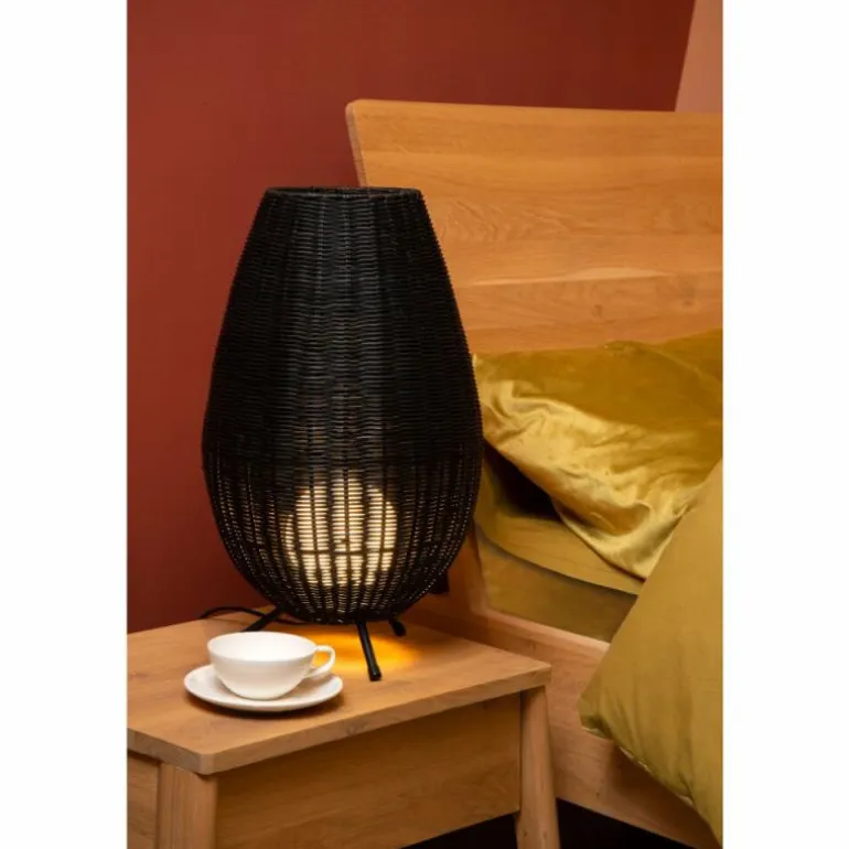 Lampe de table Lucide COLIN Noir, 1 lumière