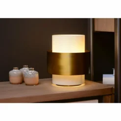 Lampe de table Lucide FIRMIN Laiton, 1 lumière