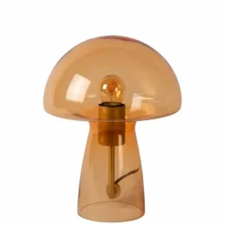 Lampe de table Lucide FUNGO Orange, 1 lumière