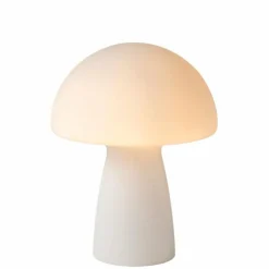 Lampe de table Lucide FUNGO Blanc, 1 lumière