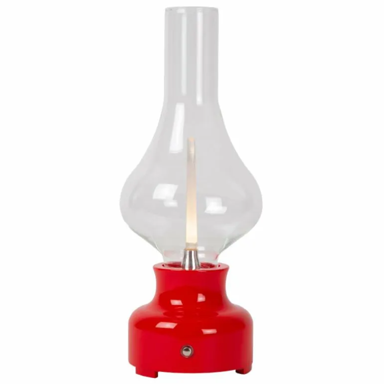 Lampe de table Lucide JASON LED Rouge, 1 lumière