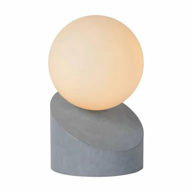 Lampe de table Lucide LEN Gris, 1 lumière