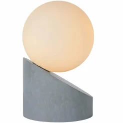 Lampe de table Lucide LEN Gris, 1 lumière
