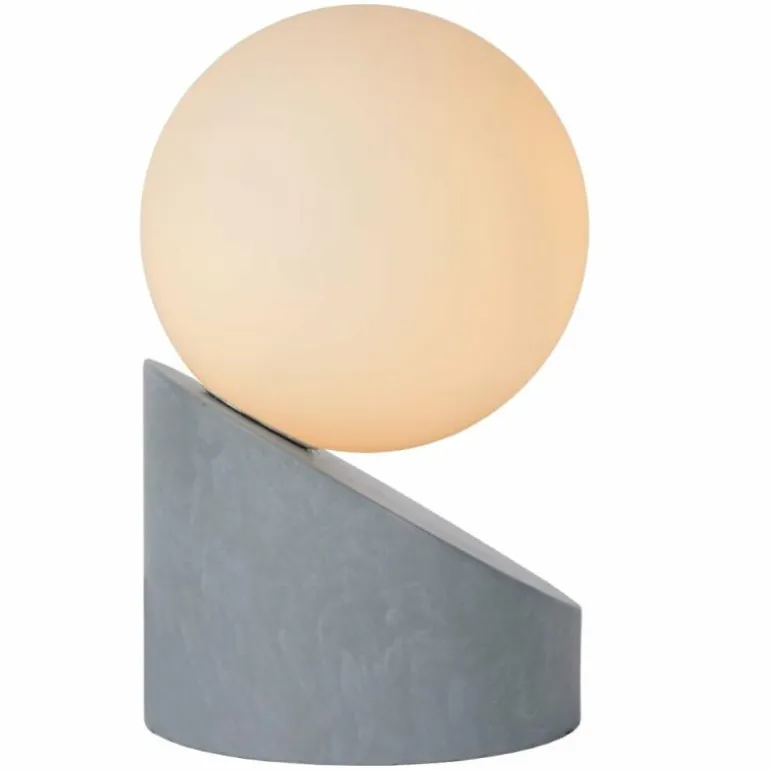 Lampe de table Lucide LEN Gris, 1 lumière