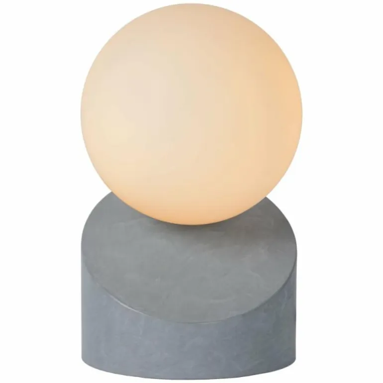 Lampe de table Lucide LEN Gris, 1 lumière