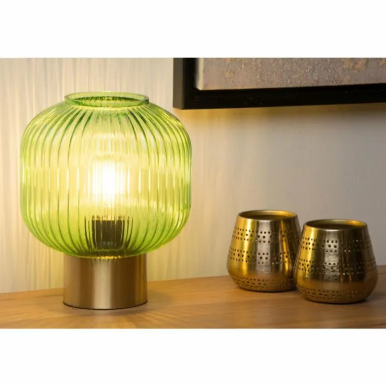 Lampe de table Lucide MALOTO Vert, 1 lumière