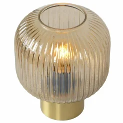 Lampe de table Lucide MALOTO Ambre, 1 lumière