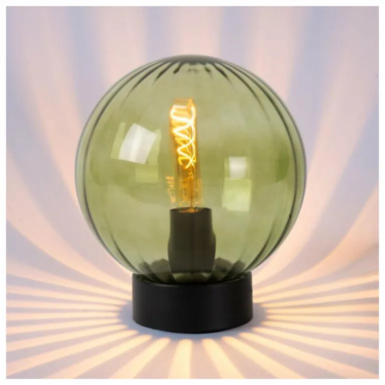 Lampe de table Lucide MONSARAZ Noir, 1 lumière