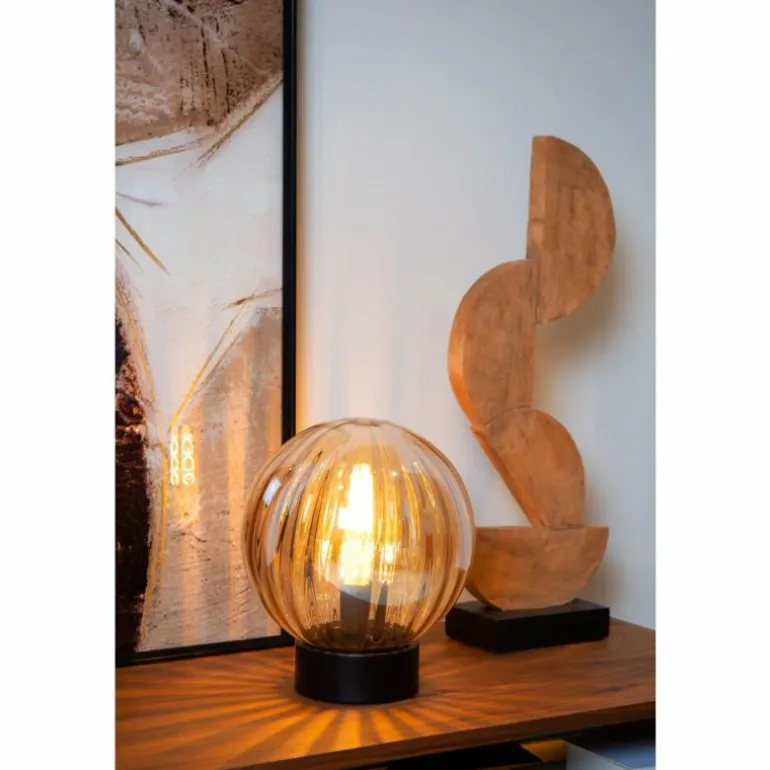 Lampe de table Lucide MONSARAZ Noir, 1 lumière