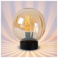 Lampe de table Lucide MONSARAZ Noir, 1 lumière