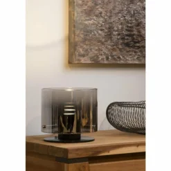Lampe de table Lucide OWINO LED Gris, 1 lumière