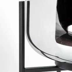 Lampe de table Manzano Noir, 1 lumière