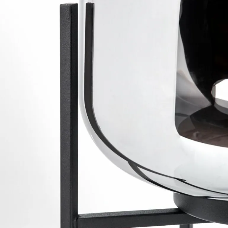 Lampe de table Manzano Noir, 1 lumière