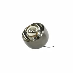 Lampe de table Mirror Nickel mat, Noir, 1 lumière